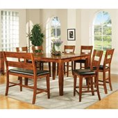 Steve Silver Company Mango 7 Piece Counter Height Dining Set (Free Chair Included)
