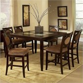 Steve Silver Company Montblanc 7 Piece Counter Height Dining Set (Free Chair Included)