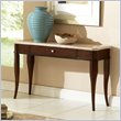 ADD TO YOUR SET: Steve Silver Company Marseille Marble Top Sofa Table in Poplar