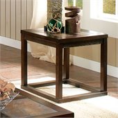 Steve Silver Company Alberto End Table in Cherry Finish