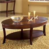 Steve Silver Company Troy Cocktail Table in Cherry Finish