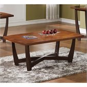 Steve Silver Company Kenzo Cocktail Table in Cherry Finish