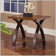 ADD TO YOUR SET: Steve Silver Company Beamont End Table in Dark Cherry Finish