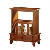 Steve Silver Company Jordan Chairside End Table in Oak Finish