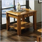 Steve Silver Company Nelson End Table in Oak
