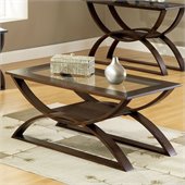 Steve Silver Company Dylan Cocktail Table in Cherry Finish