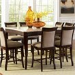 ADD TO YOUR SET: Steve Silver Company Marseille Marble Top Counter Height Dining Table
