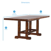 Steve Silver Company Zappa Counter Height Dining Table