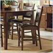 ADD TO YOUR SET: Steve Silver Company Vancouver Dark Brown Vinyl Counter Height Dining Chair