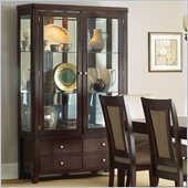 Steve Silver Company Wilson China Cabinet in Espresso