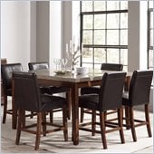 Steve Silver Company Clayton Counter Height Dining Table in Cherry