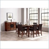 Steve Silver Company Clayton 8 Piece Counter Height Dining Set (Free Chair Included)