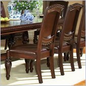 Steve Silver Company Antoinette Dining Side Chair in Multi-Step Rich Cherry