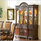 Steve Silver Company Harmony Buffet with Hutch in Dark Oak