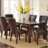 Steve Silver Company Marcus Rectangular Dining Table with Leaf in Dark Espresso