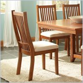 Steve Silver Company Tulsa Dining Side Chair in Oak Finish