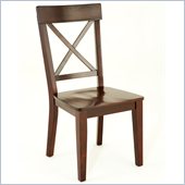 Steve Silver Company Gibson X-Back Dining Side Chair in Espresso