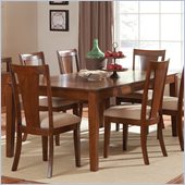 Steve Silver Company Easton Rectangular Dining Table with 18 Leaf in Multi-Step Cherry