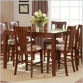 Steve Silver Company Easton Counter Height Dining Table with 1Leaf in Multi-Step Cherry