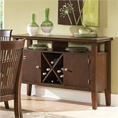 Steve Silver Company Montreal Server in Dark Oak