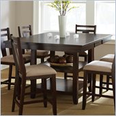 Steve Silver Company Munich Counter Dining Table w and  Butterfly Leaf in Rich Espresso
