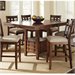 Steve Silver Company Bolton Counter Height Dining Table with Butterfly Leaf in Dark Oak