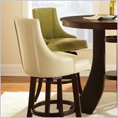 Steve Silver Company Brooks Swivel Bar Stool in Green