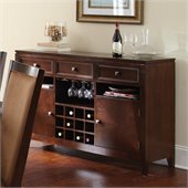 Steve Silver Company Cornell Server in Multi-Step Rich Espresso