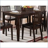 Steve Silver Company Candice Rectangular Dining Table in Dark Espresso