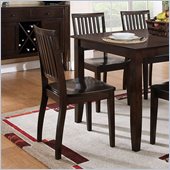 Steve Silver Company Candice Dining Side Chair in Dark Espresso Finish
