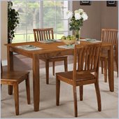 Steve Silver Company Candice Rectangular Dining Table in Oak Finish