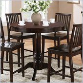 Steve Silver Company Candice Round Counter Height Dining Table in Dark Espresso