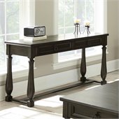 Steve Silver Company Leona Sofa Table in Dark Hand Rubbed Finish