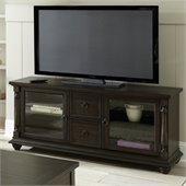 Steve Silver Company Leona Classic TV Cabinet in Dark Hand Rubbed Finish