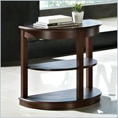 Steve Silver Company Crestview Chairside End Table in Espresso Finish