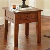 Steve Silver Company Desoto End Table in Dark Oak Finish