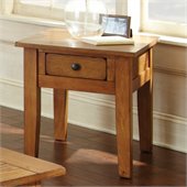 Steve Silver Company Liberty End Table in Oak Finish