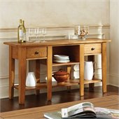 Steve Silver Company Liberty Sofa Table in Oak Finish