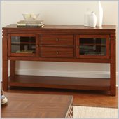 Steve Silver Company Lambert Modern Sofa Table in Multi-Step Cherry Finish