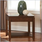Steve Silver Company Bolivar End Table in Multi-Step Cherry Finish