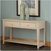 Steve Silver Company Eva Sofa Table in Multi-Step White Finish