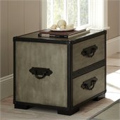 Steve Silver Company Rowan End Table in Weathered Gray Finish