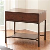 Steve Silver Company Hayden End Table in Light Espresso