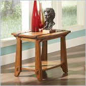 Steve Silver Company Harrison End Table in Oak Finish