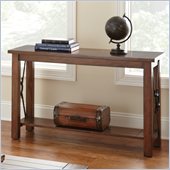Steve Silver Company Rosewood Sofa Table in Chestnut Finish
