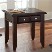 Steve Silver Company Murphy End Table in Multi-Step Rich Espresso