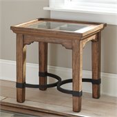 Steve Silver Company Levante End Table in Hand Rubbed Tobacco Finish