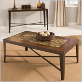 Steve Silver Company Emeril Cocktail Table with Glass Tile Inlay Top