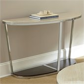 Steve Silver Company Bosco Faux Marble Sofa Table in Espresso