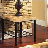 Steve Silver Company Belize End Table in Light Oak Veneers